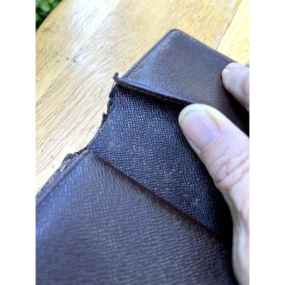 Authentic Louis Vuitton Damier Ebene Bifold Snap Wallet Porte Monnaie Bi… - Picture 5 of 16